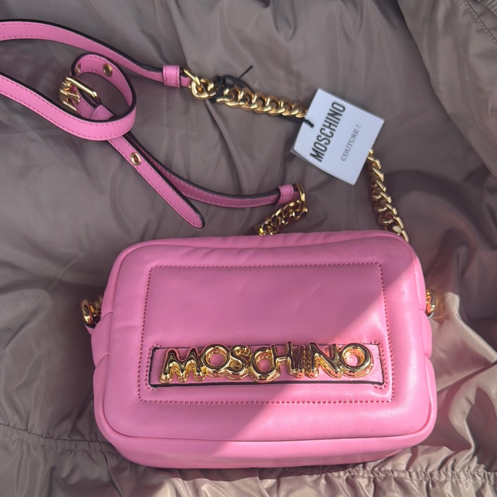 Moschino Pink Crossbody Bag